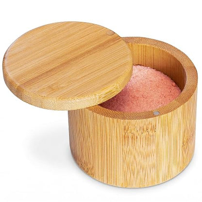 Totally Bamboo 202083 Recipiente para Sal con Tapa Magnetica