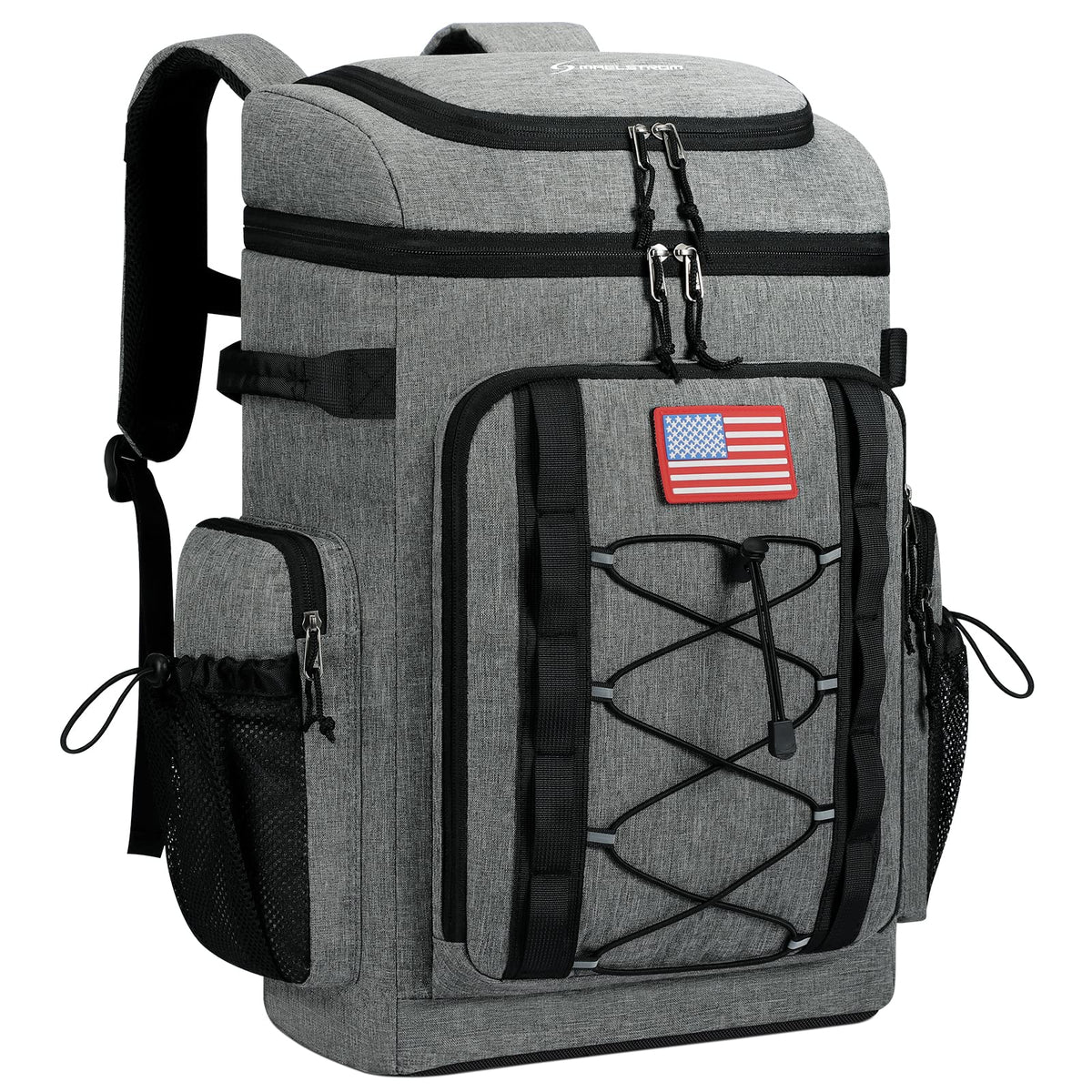 Maelstrom - Mochila enfriadora de 50 latas con Aislamiento Suave, portátil, Ligera, a Prueba de Fugas, Enfriador de Playa de Gran Capacidad, Mochila de Almuerzo Impermeable para Hombres y Mujeres