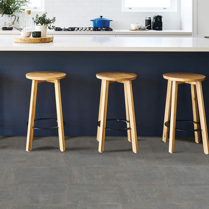 FloorPops - Azulejos de piso de Tundra gris para despegar y pegar, FP3326