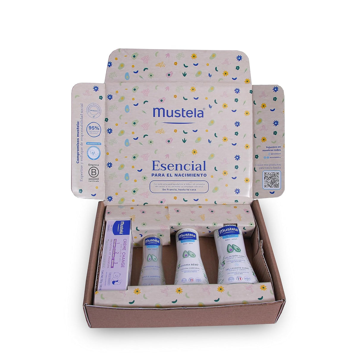 Mustela Pack Esenciales del Nacimiento, 4 productos básicos para tu bebé