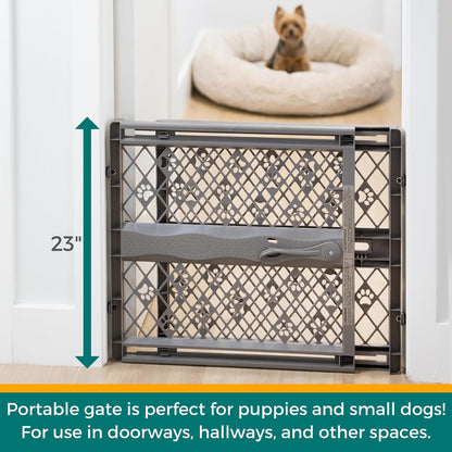 MYPET North States Paws Puerta Portátil para Mascotas, 66-101.6 cm x 58.4 cm, 1 Unidad