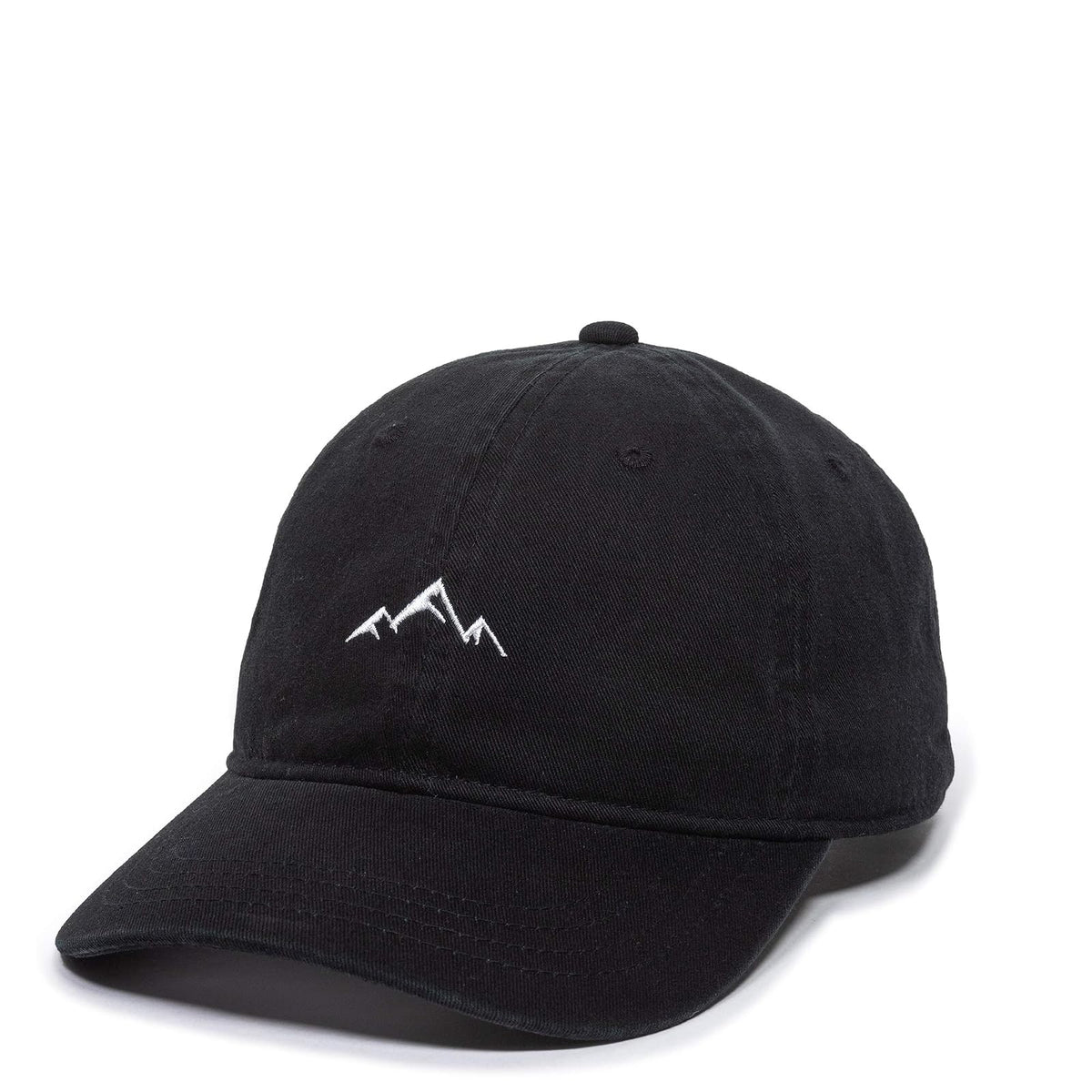 Gorra de montaña para papá al Aire última intervensión, Gorra de algodón Suave sin estructurar - Negro