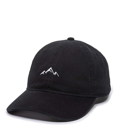 Gorra de montaña para papá al Aire última intervensión, Gorra de algodón Suave sin estructurar - Negro