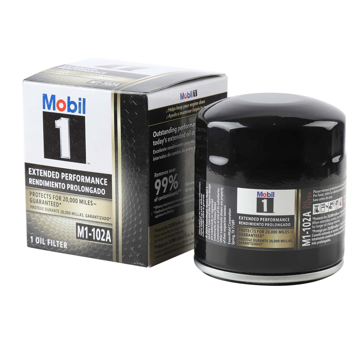 Mobil 1 M1-102A Filtro de Aceite de Rendimiento Extendido