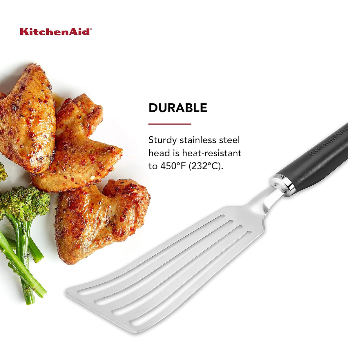 KitchenAid KO024OHOBA Gourmet Girador flexible de acero inoxidable, Negro