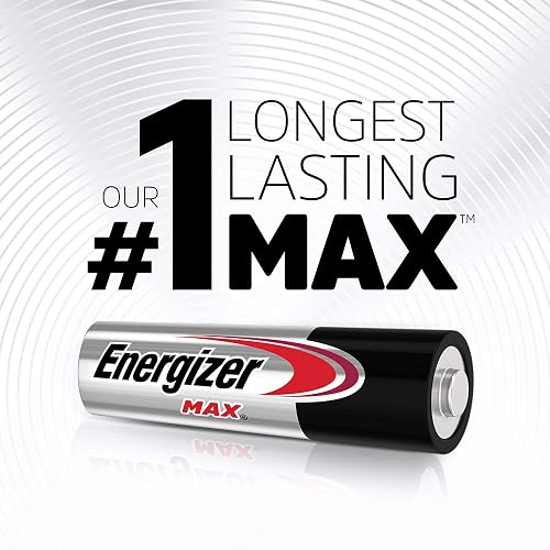 Pila Energizer Max Alcalinas, 48 Pilas, AA-24 + AAA-24.