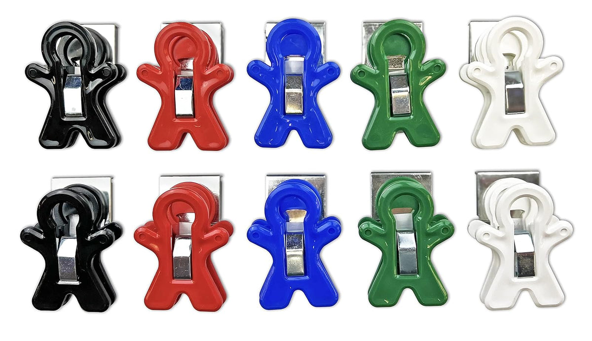The Pencil Grip Clip magnético para hombre, colores surtidos, paquete de 10