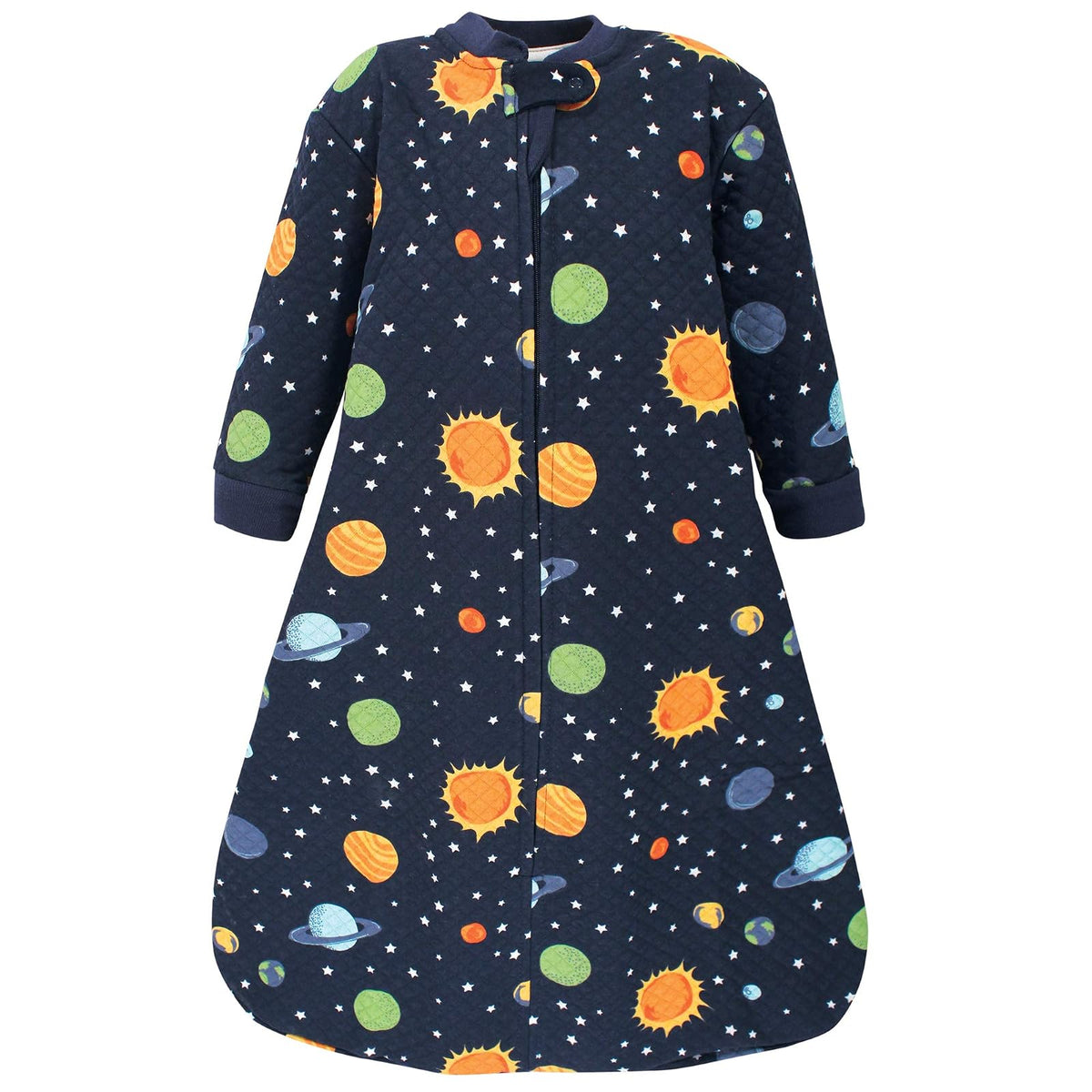 Hudson Baby Saco de Dormir Acolchado de Manga Larga, Unisex - 12-18 meses - Sistema solar