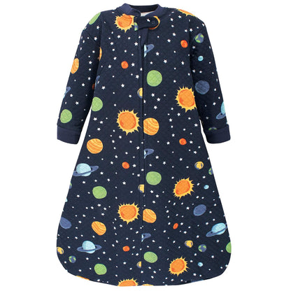 Hudson Baby Saco de Dormir Acolchado de Manga Larga, Unisex - 12-18 meses - Sistema solar