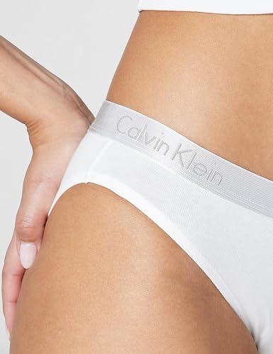 Calvin Klein Motive Cotton 2 Pack Bikini Panty Bragas Tipo Tanga para Mujer