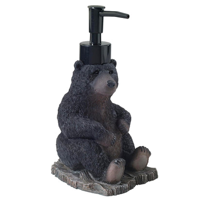 Avanti Linens 13017D Black Bear Lodge Bomba de loción, Multi - Dispensador de loción