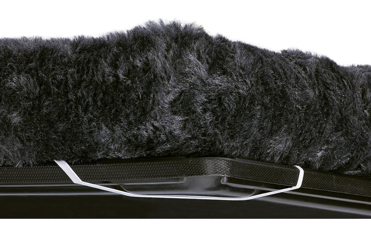 Cama Gris para Perro o Gato de 42 Pulgadas con cómodo Refuerzo, Ideal para Razas de Perros Grandes y se Adapta a una Caja de Perro de 42 Pulgadas, fácil Mantenimiento, Lavar y secar a máquina
