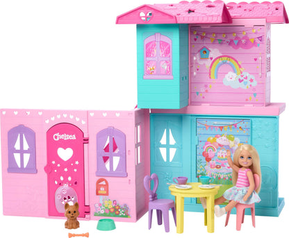 Barbie Casa de Muñecas Casa Transformable de Chelsea para niñas de 3 años en adelante