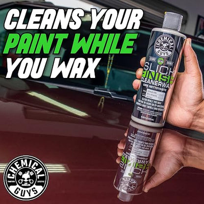 Chemical Guys WAC20616SW Slick Finish Cleaner Cera Limpiadora de Pintura con Carnauba, 473 ml