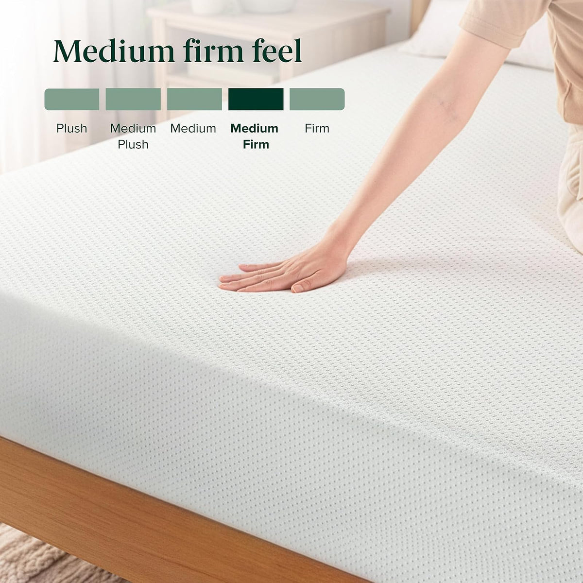 ZINUS Colchón híbrido de Espuma y Resorte de 6 Pulgadas, 75 x 30 Pulgadas, Estrecho, rodar, litera, Cama de día, Compatible con RV, sensación de firmeza Media, Certificado CertiPUR-US
