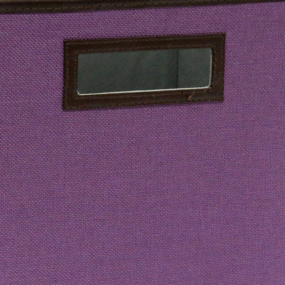 ClosetMaid 1130 Cubeicals - Papelera de Tela con Borde Decorativo, Color Lila