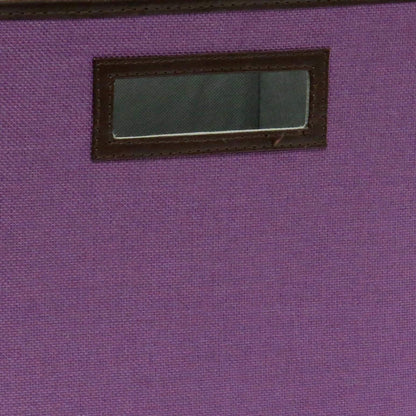 ClosetMaid 1130 Cubeicals - Papelera de Tela con Borde Decorativo, Color Lila