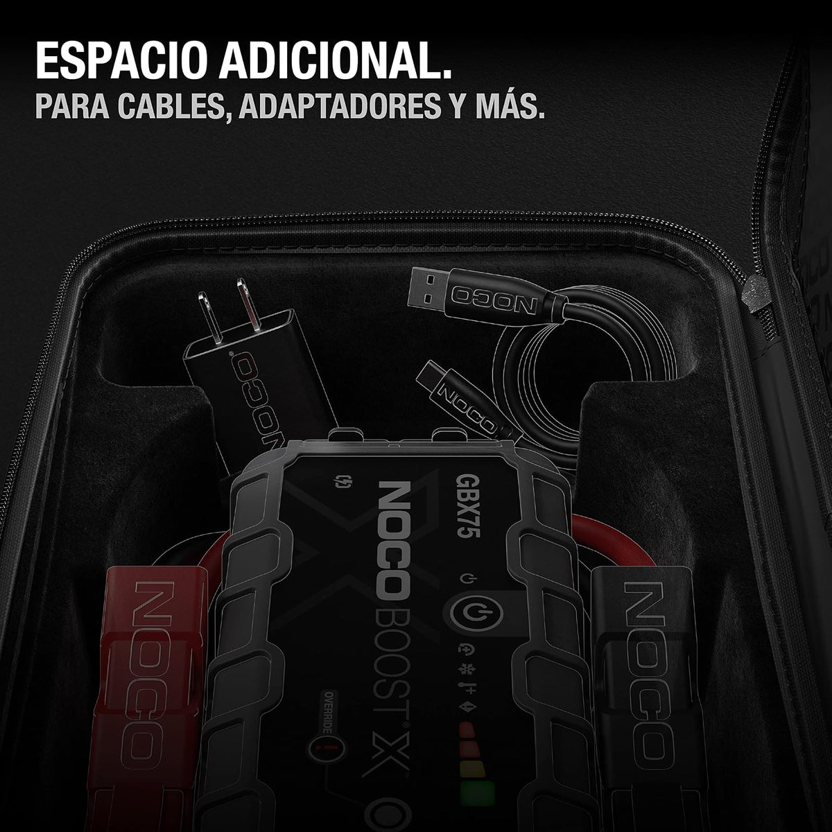 NOCO GBC103 Estuche de Protección de Goma EVA Boost X para Arrancadores de Emergencia de Litio GBX75 UltraSafe