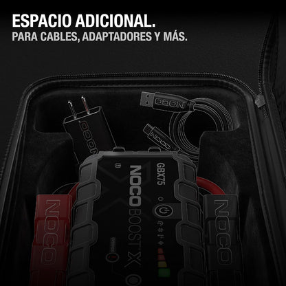 NOCO GBC103 Estuche de Protección de Goma EVA Boost X para Arrancadores de Emergencia de Litio GBX75 UltraSafe