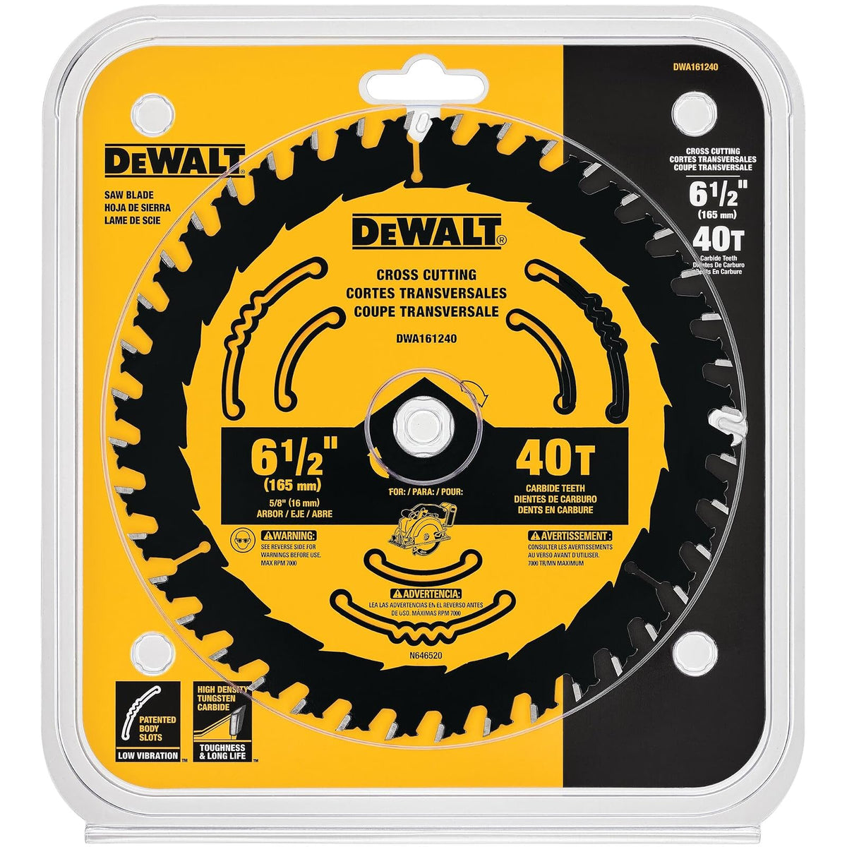 Hoja de sierra DeWalt