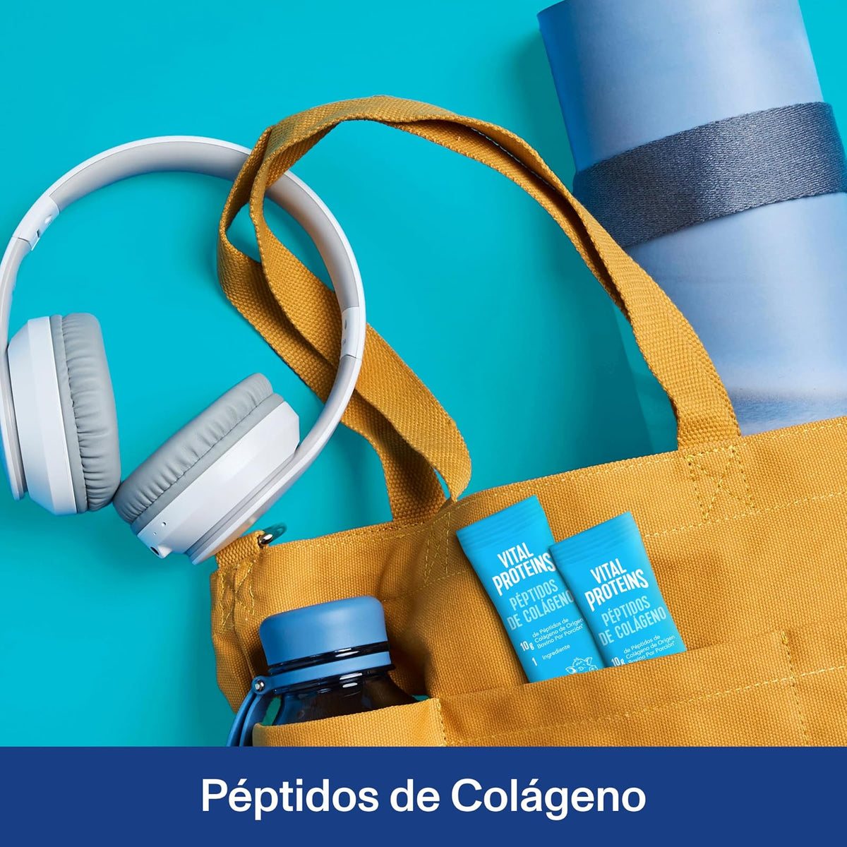 Vital Proteins Péptidos de Colágeno Bovino Sin Sabor Caja con 20 Sobres de 10g