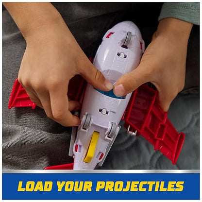 Paw Patrol: Air Rescue, Figura de acción de Marshall y avión Hero Hydro Plane con Lanzador de proyectiles y 2 proyectiles, Juguetes para niños y niñas a Partir de 3 años