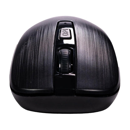 Naceb Technology - Mouse Inalámbrico 2.4 GHz Negro NA-0137N - Diseño Clásico Cómodo y Preciso, para Uso en casa o Trabajo - 2 Pilas AA Incluidas