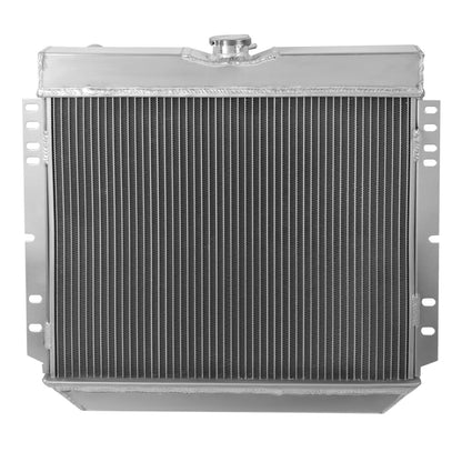 DNA Motoring Radiador de Aluminio de 3 Filas con Cubierta de Ventilador Compatible con Ford Mustang V8 1969-1970, Maverick Comet 1971-1973, RA+FS-FM69V8-3