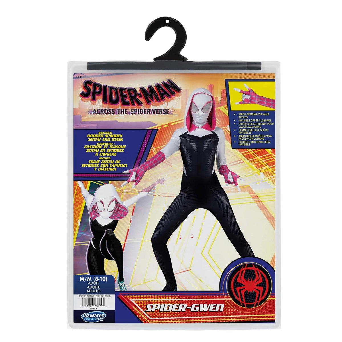 Adult Spider-Gwen Zentai Suit Costume | Marvel Costumes Small