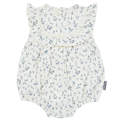 Modern Moments by Gerber Ruffle Bodice Bubble Romper Mameluco Bebé-Niñas