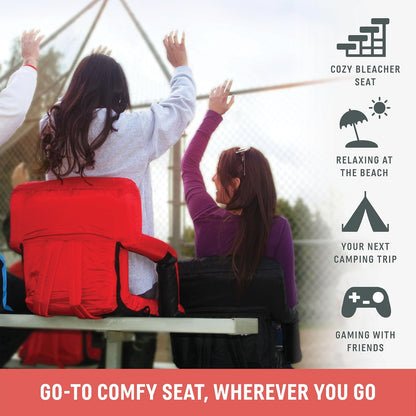 ONIVA - una Marca de Picnic Time - Asiento reclinable Ventura con Soporte Trasero, Asiento blanqueador