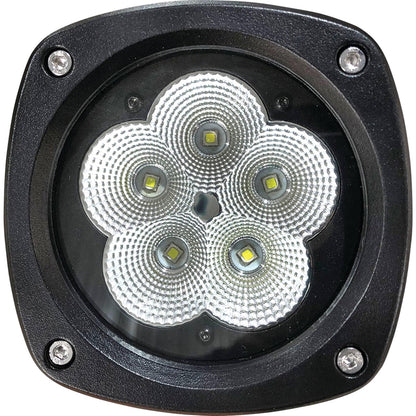 Tiger Lights TL500WF - Luz LED compacta de 50 W, 9 V, compatible con/reemplazo para Caterpillar AP-1000D, AP-1055D, AP-500E, AP-600D, AP-655C, AP-655D - Luz todoterreno para pavimentadora de asfalto