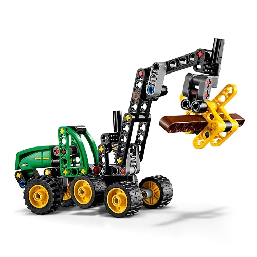 LEGO Technic Cosechadora con Ruedas John Deere 1470H – Pluma Giratoria, Garra y Tronco – Juguete de Construcción – Vehículo para Regalar a Niños y Niñas de 7 Años o Más – 42218