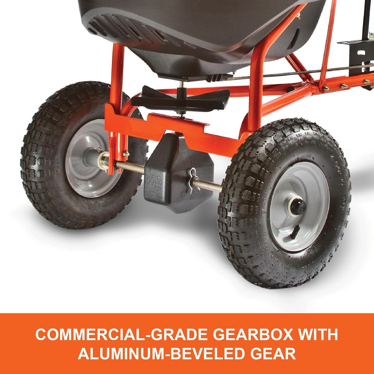 Agri-Fab 45-0463 - Esparcidor para remolque, 59 kg, color negro