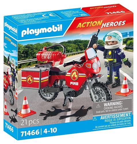 Playmobil 71466 Moto de Bomberos