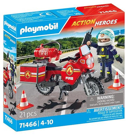 Playmobil 71466 Moto de Bomberos