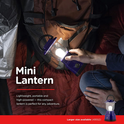 Enbrighten LED Mini Camping Lantern, Battery alimentada, 200 lúmenes, 40 horas de ejecución, 3 modos, luz nocturna para niños, ideal para caminar, aire libre, emergencia, nieve, huracanes