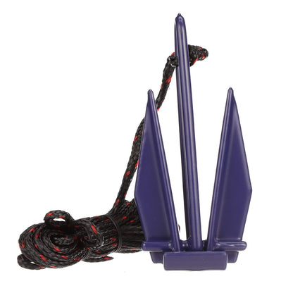 SEACHOICE PWC Fluke Kit de Anclaje, Anclaje Fluke Recubierto de Vinilo, línea de Anclaje y Bolsa de Almacenamiento
