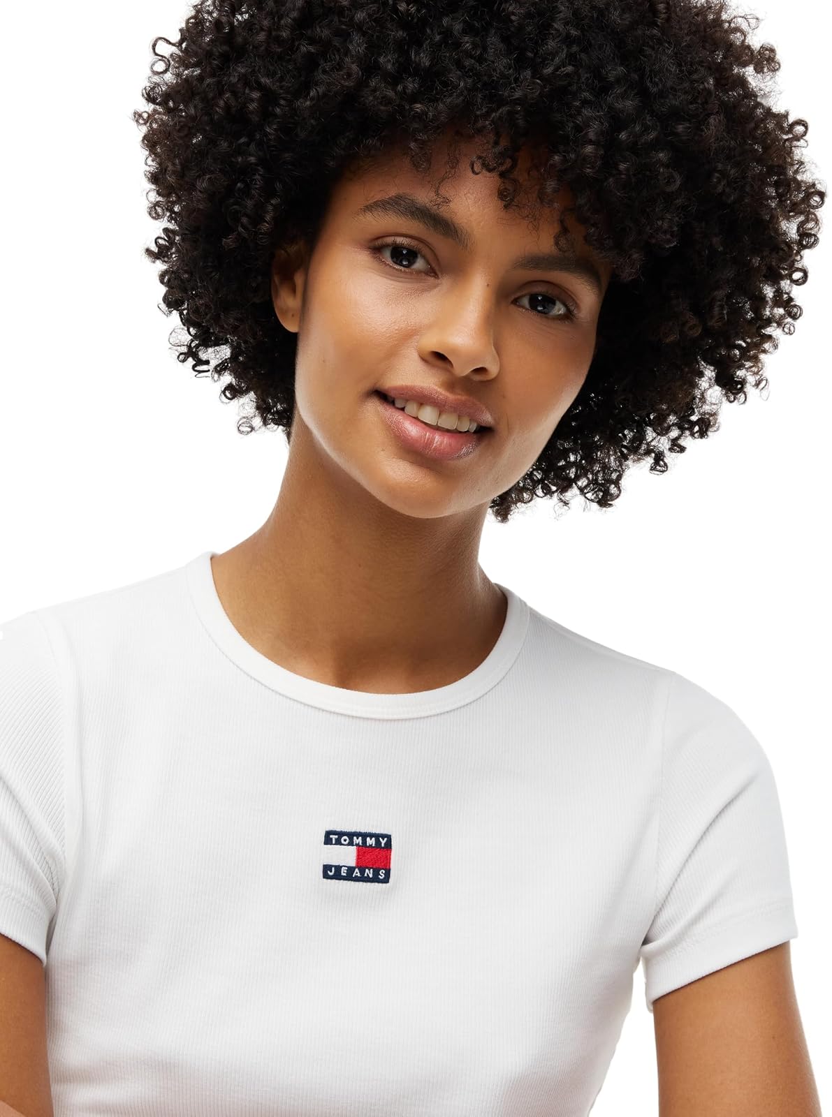 Tommy Jeans Playera Manga Corta para Mujer