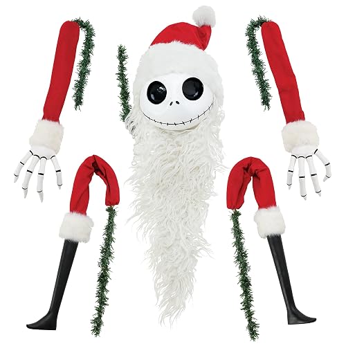 Department 56 Possible Dreams Disney The Nightmare Before Christmas - Juego de Punta de árbol Santa Jack, 12 Pulgadas, Multicolor
