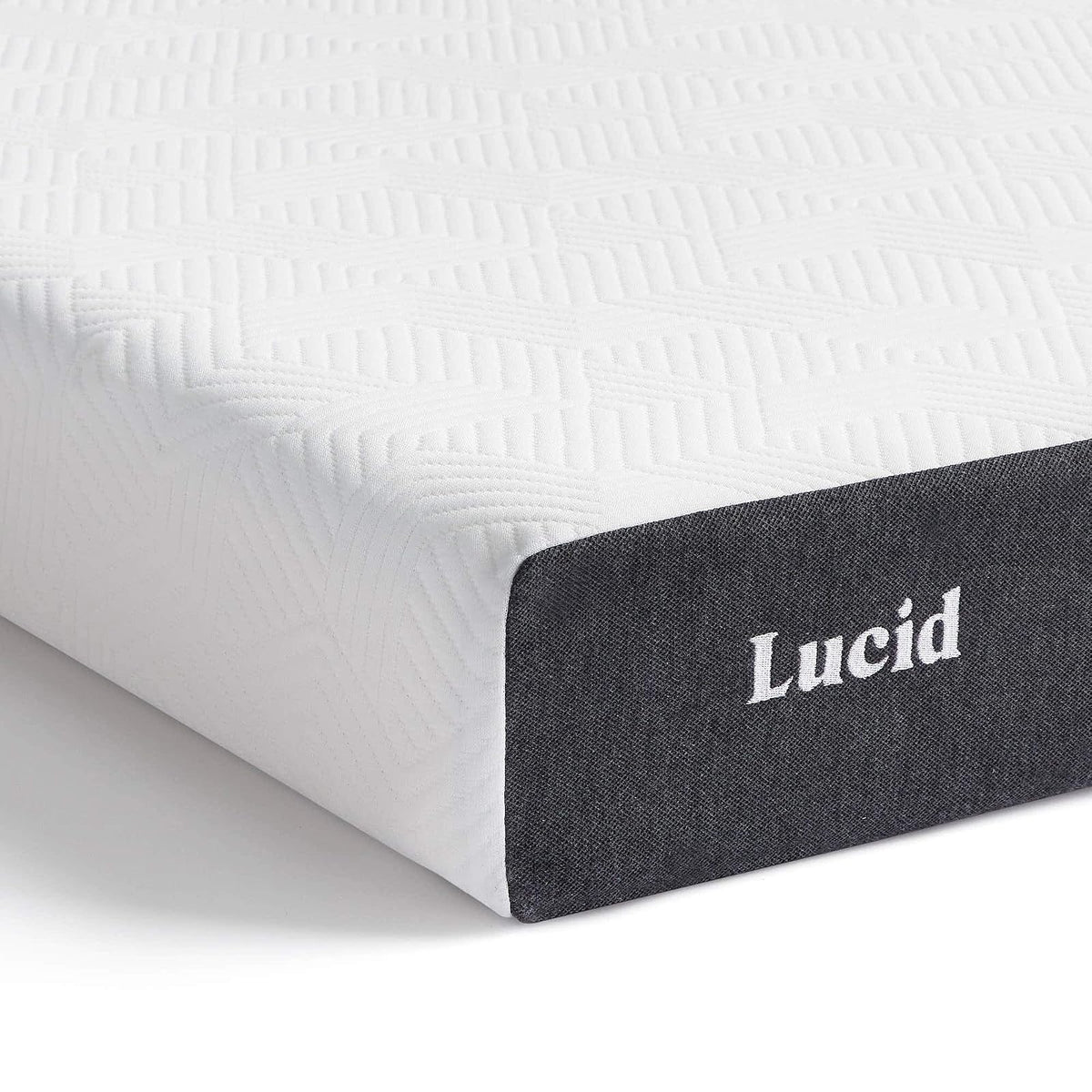 Lucid - Colchón Individual de Memory Foam con Gel y Bambú - 13 cm - Colchón Firme - Funda Lavable y Transpirable - Colchón en Caja - Ideal para Recamara de Niños o Cuarto de Visitas