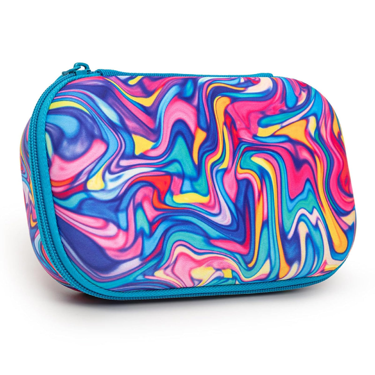 ZIPIT Colorz - Estuche para lápices para niñas, bonito estuche de almacenamiento para suministros escolares, capacidad para 60 bolígrafos, cierre de cremallera seguro, lavable a máquina (remolino)