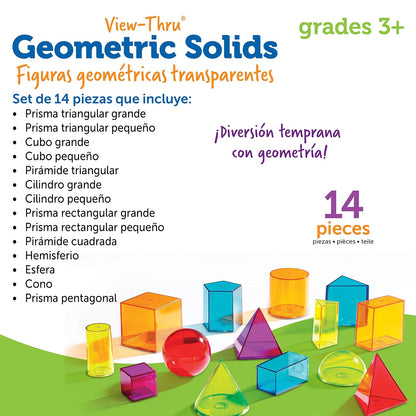 Learning Resources Formas Geométricas Transparentes