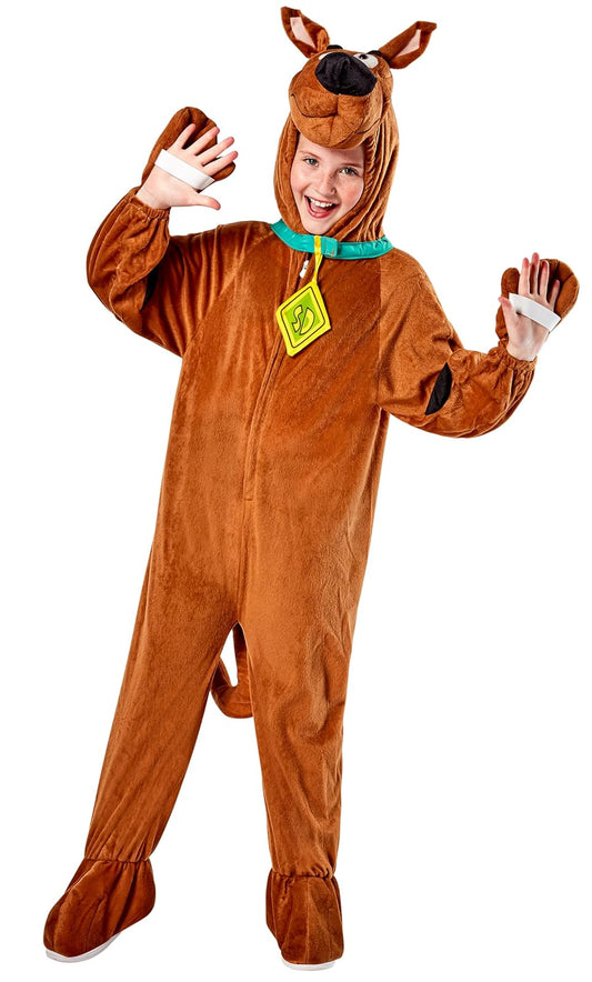 Scooby Doo - Disfraz de Scooby para niño, Scooby-doo Childs Deluxe Scooby, Large