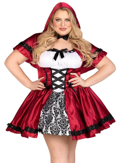 Leg Avenue Oasis - Disfraz de Princesa árabe para Mujer - 2XG - Rojo - Blanco