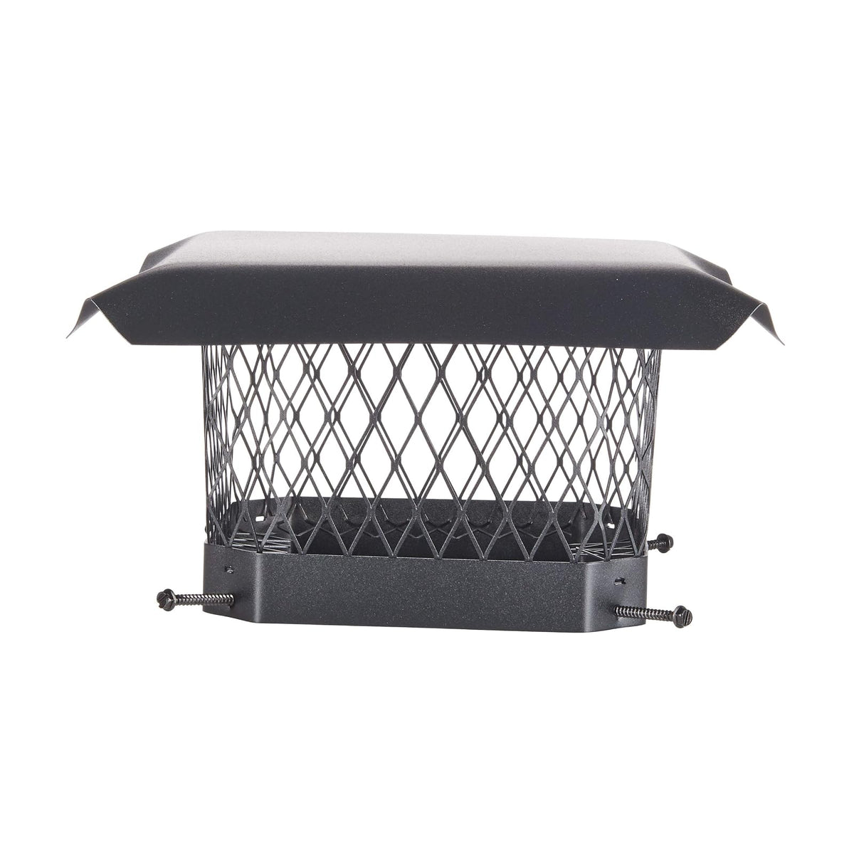Shelter - Tapa de Chimenea atornillada de 9 x 9 Pulgadas, Totalmente montada, Acero galvanizado