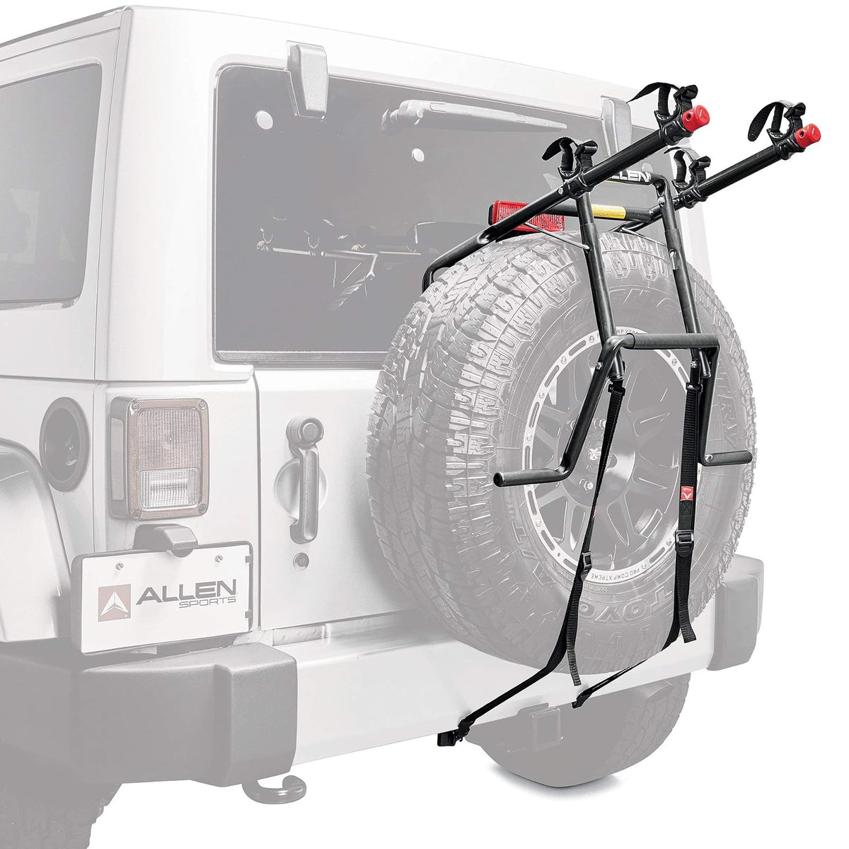 Allen Sports Deluxe - Estante para neumáticos de Repuesto para 2