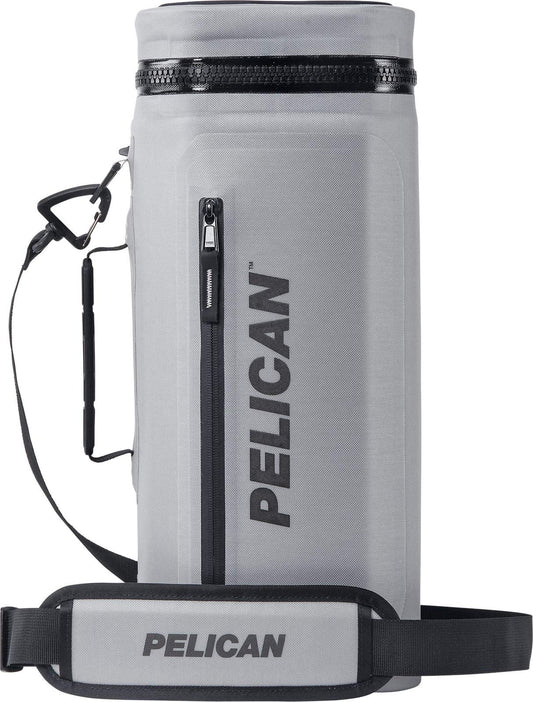 Pelican Dayventure - Enfriador Suave con Honda, Capacidad de 12 latas o 4 Botellas de Vino con Hielo, Resistente al Agua, Carcasa Exterior a Prueba de desgarros, Correa de Hombro Acolchada