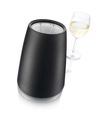 Vacu Vin Rapid Ice elegante enfriador de vino, color negro, Negro, Negro, 1