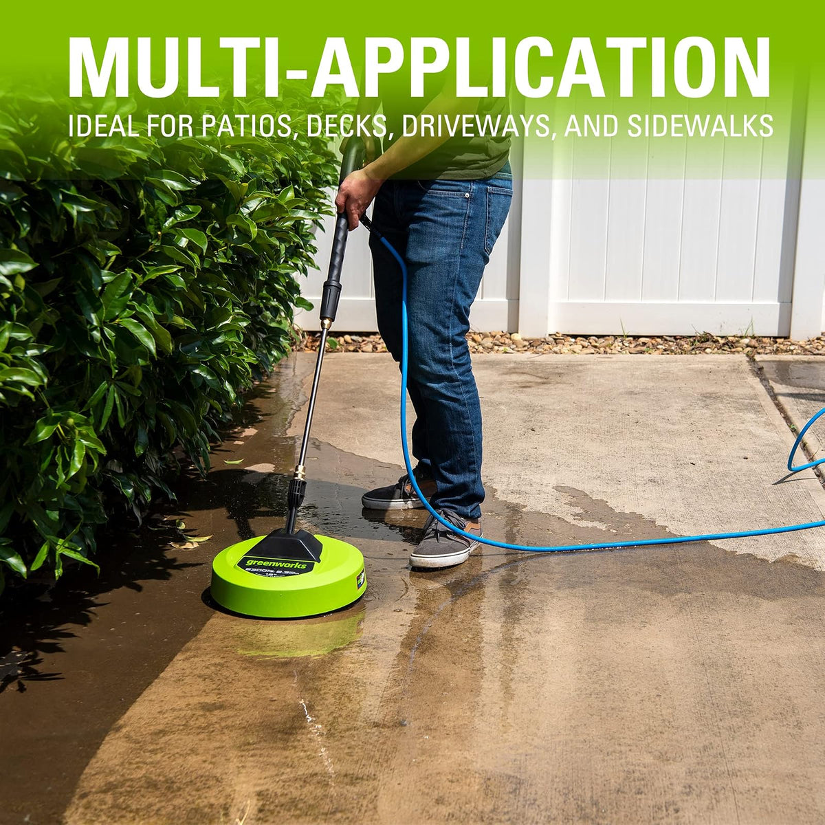 Greenworks 30,5 cm (Pulgadas) Accesorio Limpiador de Superficies para Lavadora a presión